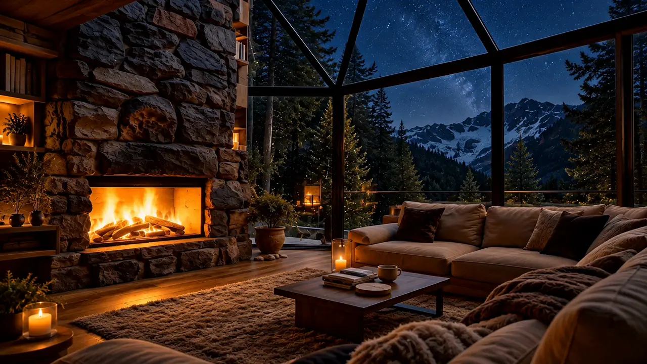 Cabin Fireplace, a room in migg (CABIN · HOKKAIDO)